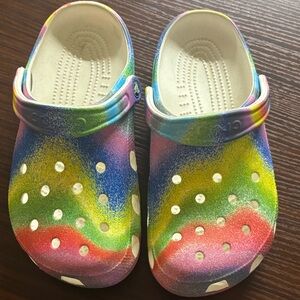 Crocs Classic Spray Dye Clog Men 7 Women 9